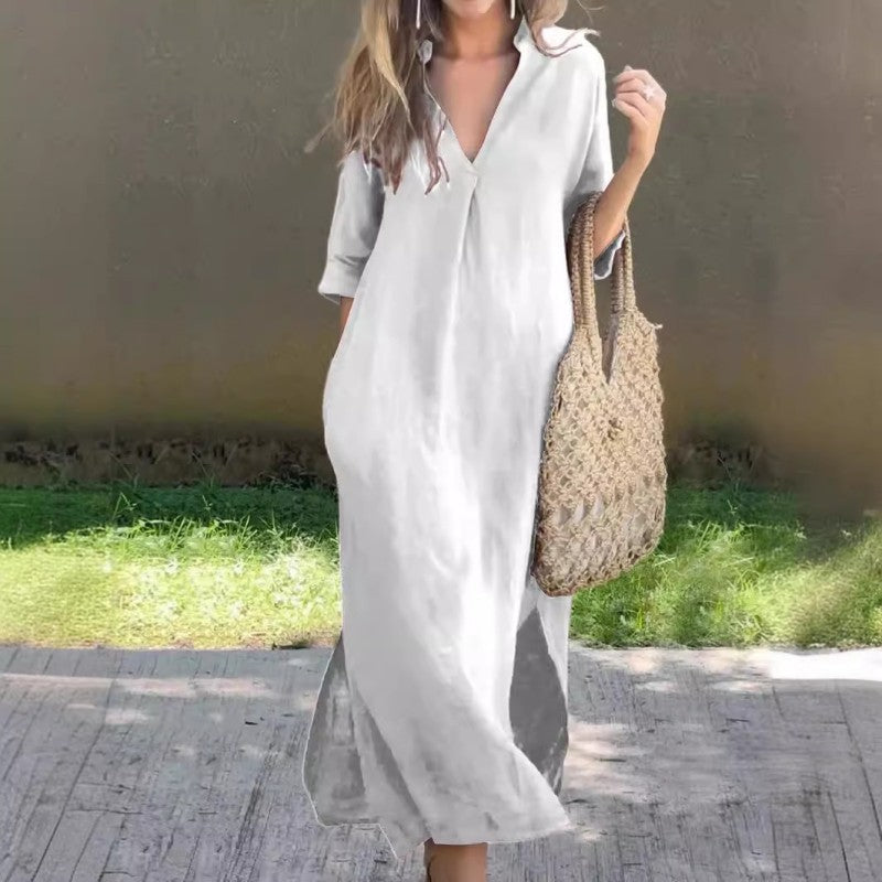 Rochie V Elegantă pentru doamne, colectia de Vara