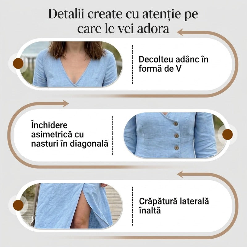 Rochie Vintage Elegantă Confort Stil Zilnic