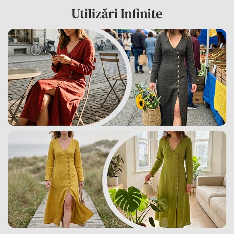 Rochie Vintage Elegantă Confort Stil Zilnic