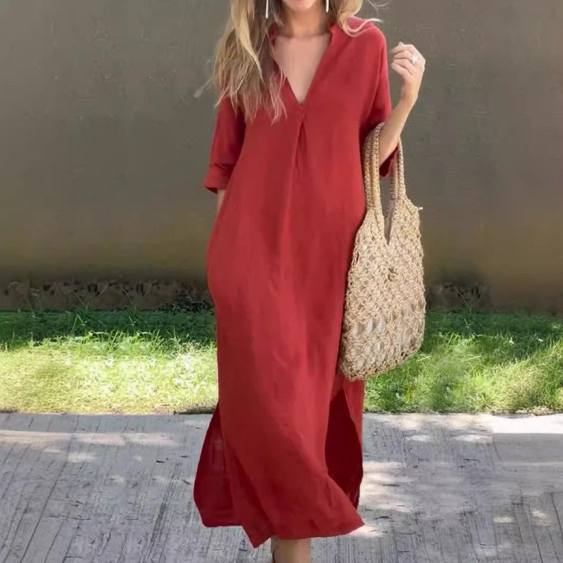 Rochie V Elegantă pentru doamne, colectia de Vara