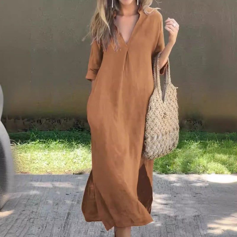 Rochie V Elegantă pentru doamne, colectia de Vara