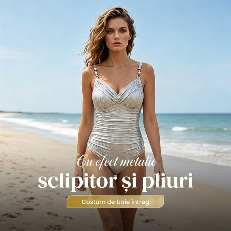 👙Costum de baie dintr-o singură piesă cu efect de modelare a taliei✨