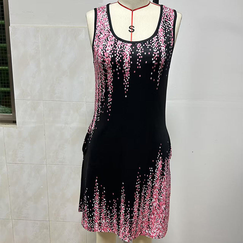 Rochie eleganta pentru doamne Imprimeu Modern
